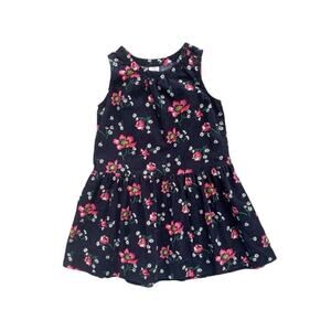 Gap Navy Floral Corduroy Dress 3